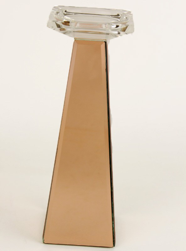 Picture of Rose Gold Crystal Candle Holder 9cmx8.5cmx26cm